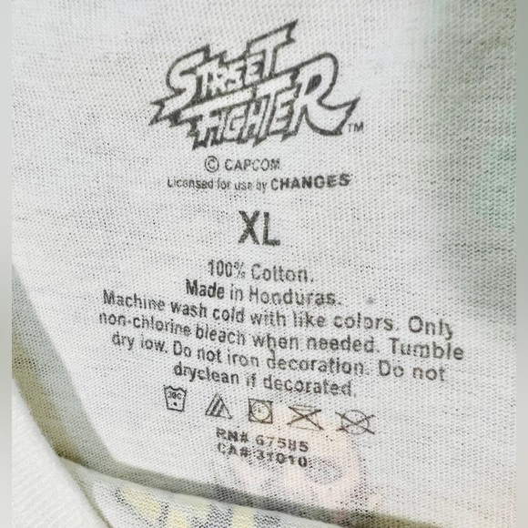 Capcom Street Fighter 2 Video Game Graphic T-Shirt Mens size XL - Picture 5 of 8